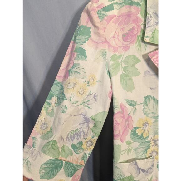 Vintage Floral Blazer Jacket - Picture 4 of 6